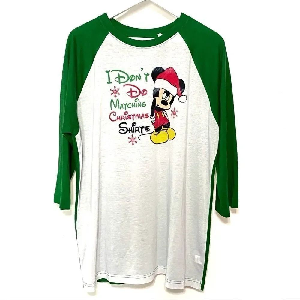 21 threads Mickey Mouse baseball tee tunic XL